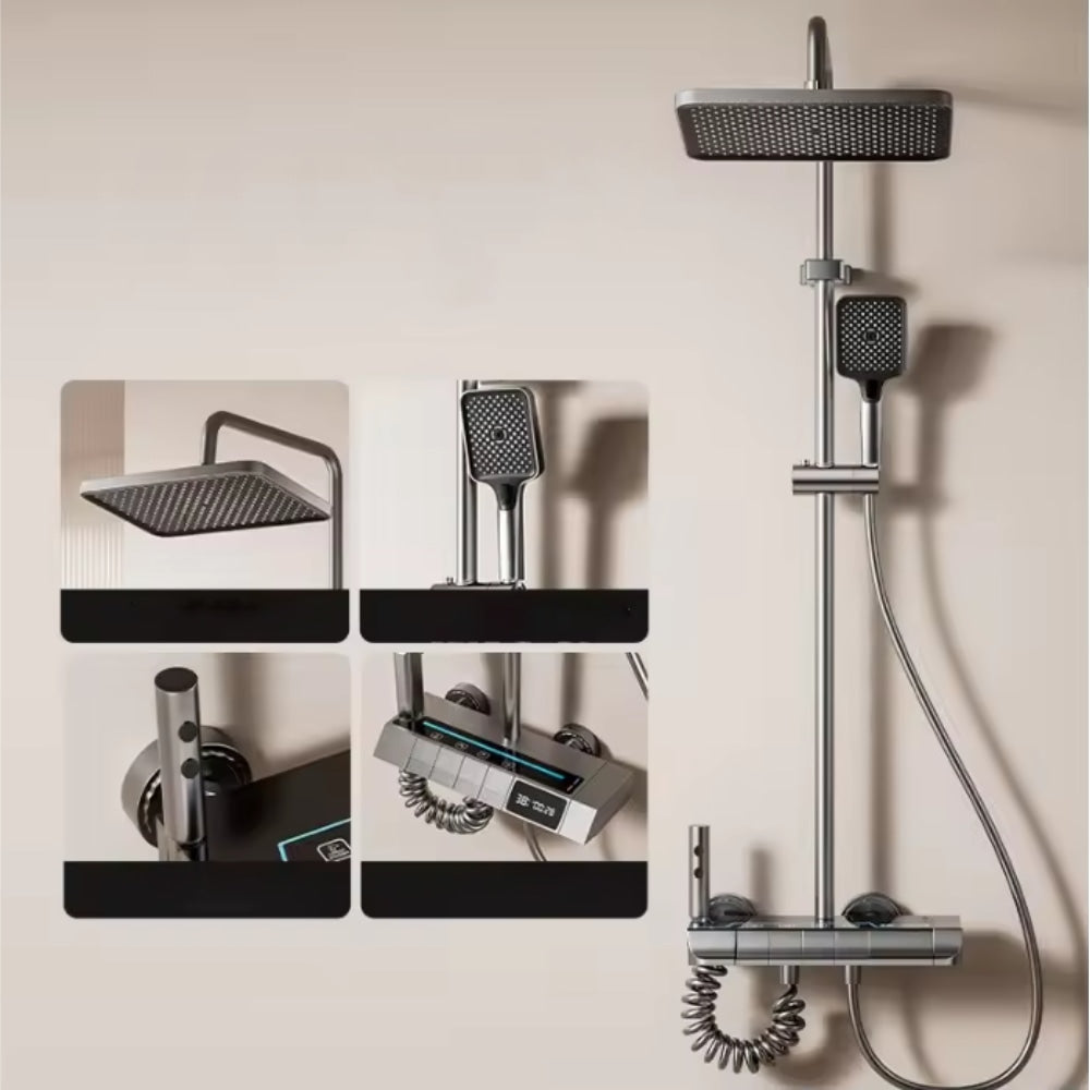 Set za tuširanje z digitalnim zaslonom 4-v-1