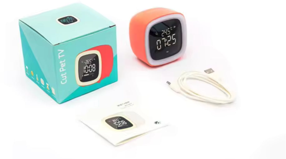 Otroška budilka z nočno lučko