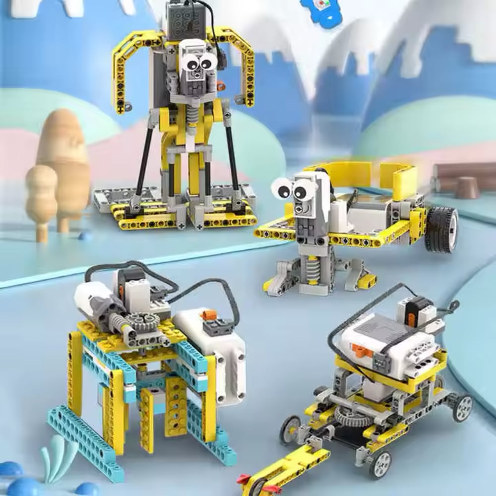 Robotski set za bodoče inženirje 50-v-1 - Inteligentni 606-delni komplet blokov za ustvarjanje z daljinskim upravljalnikom