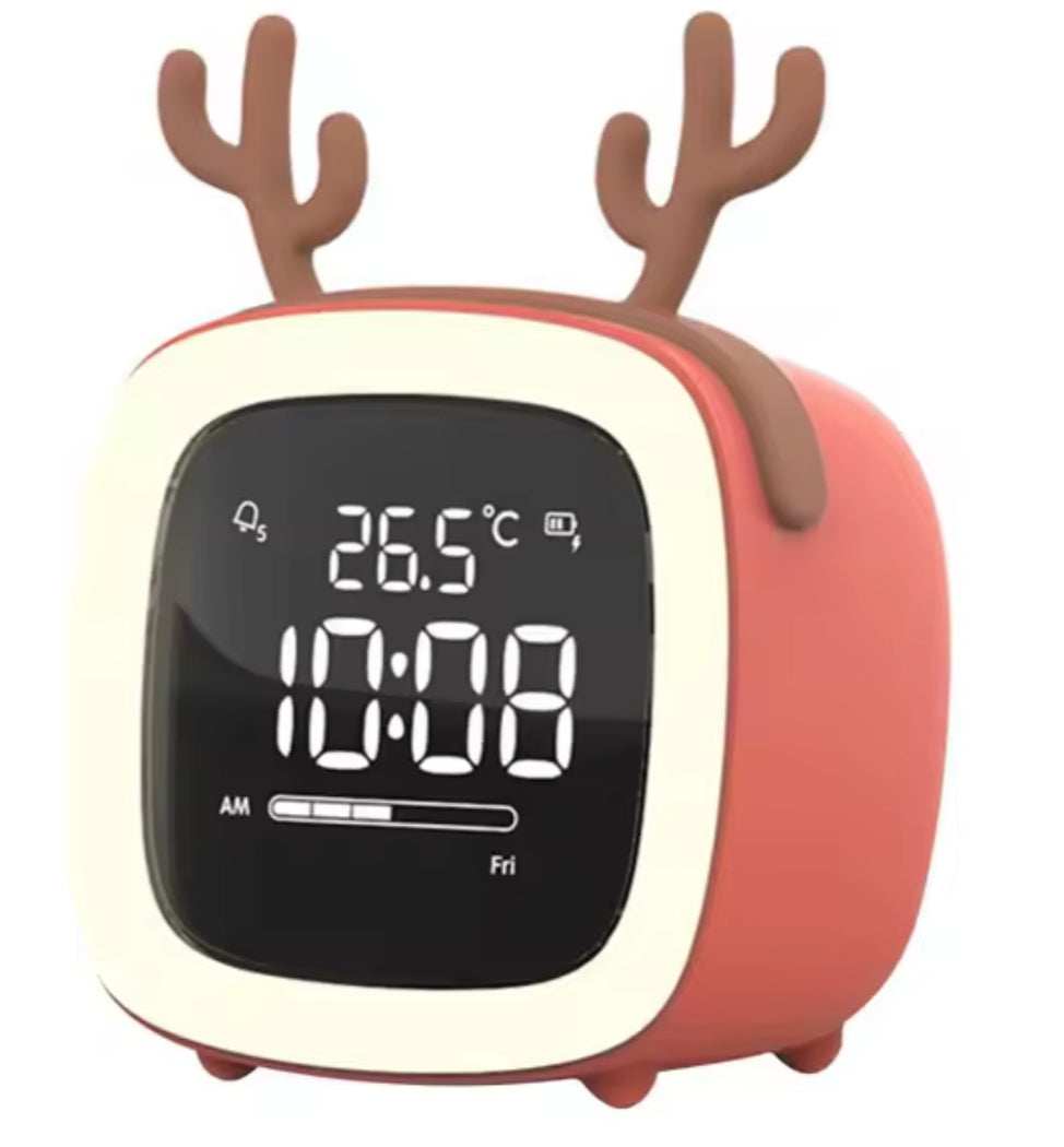 Otroška budilka z nočno lučko