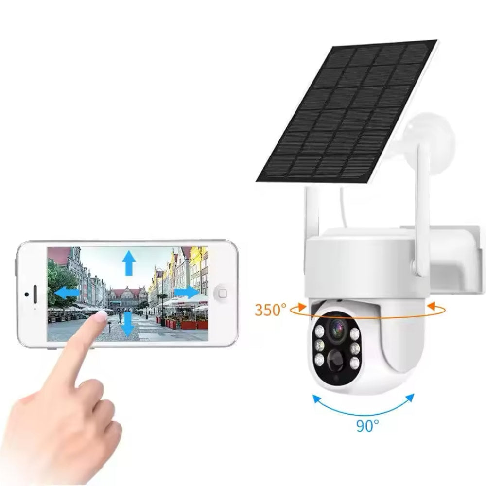 Brezžična kamera za zunanji nadzor z napajanjem iz sončne celice