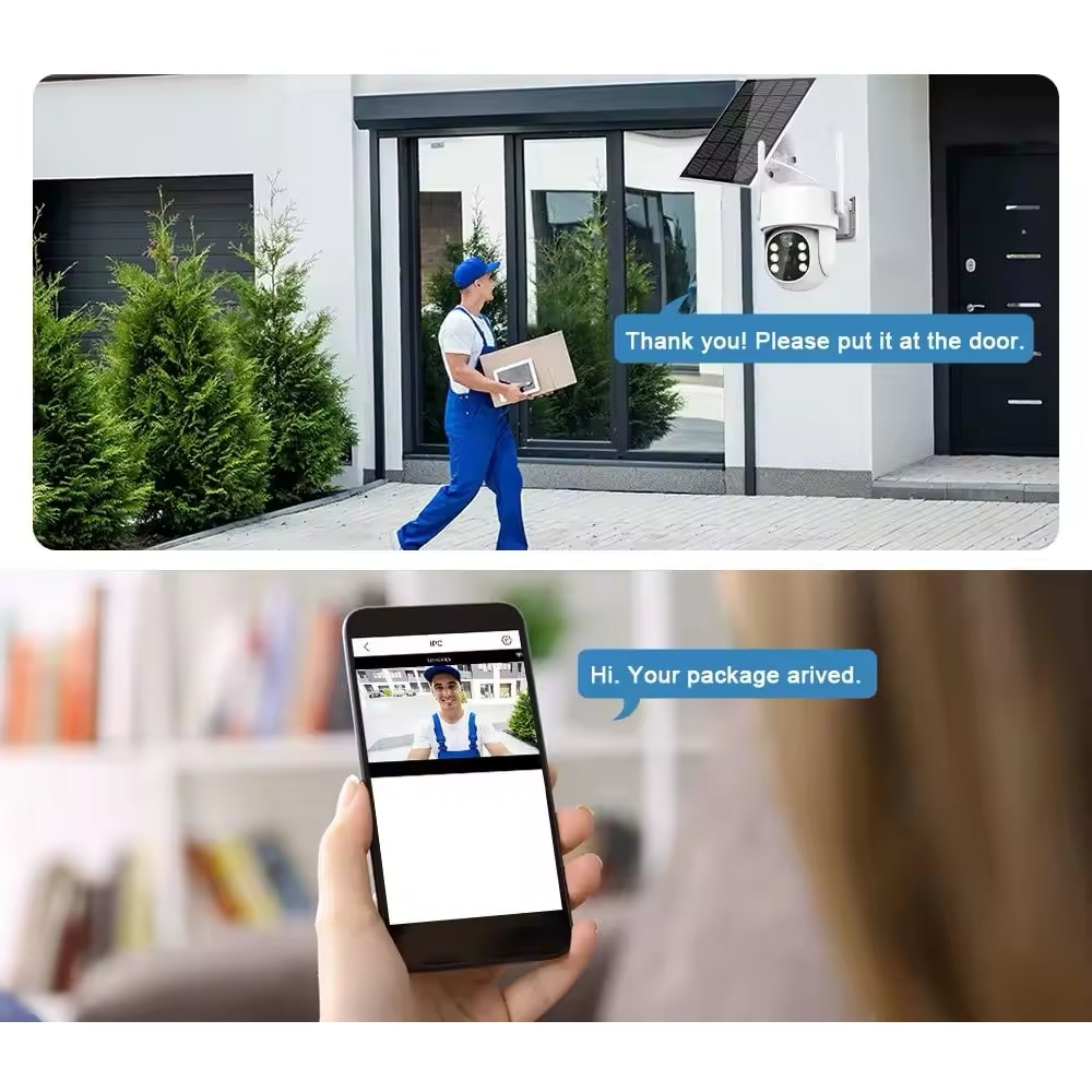 Brezžična kamera za zunanji nadzor z napajanjem iz sončne celice