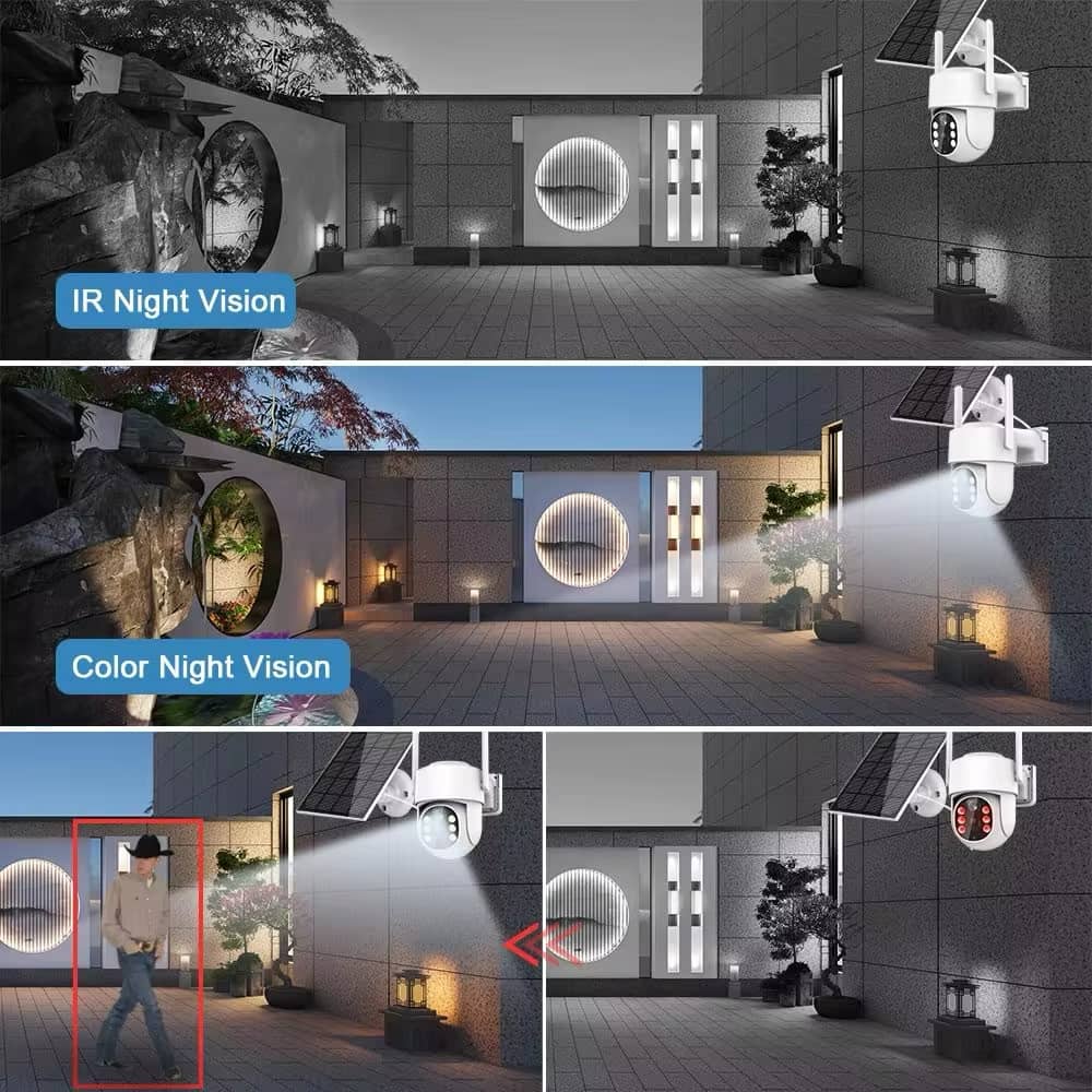 Brezžična kamera za zunanji nadzor z napajanjem iz sončne celice