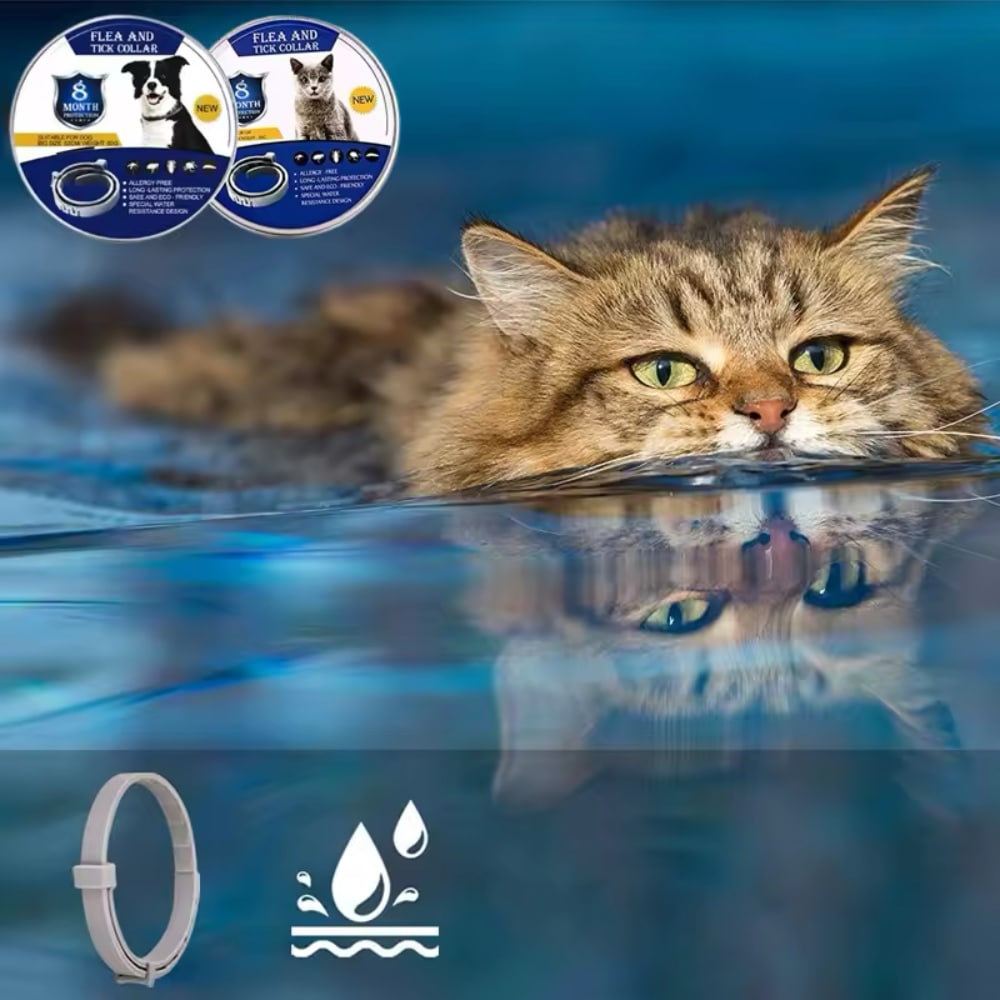 Ovratnica proti parazitom za pse in mačke