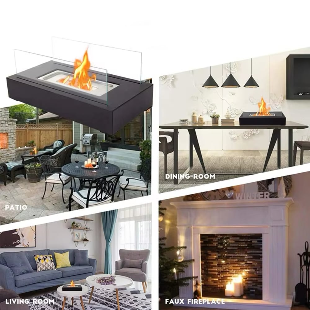 Namizni kamin na bioetanol