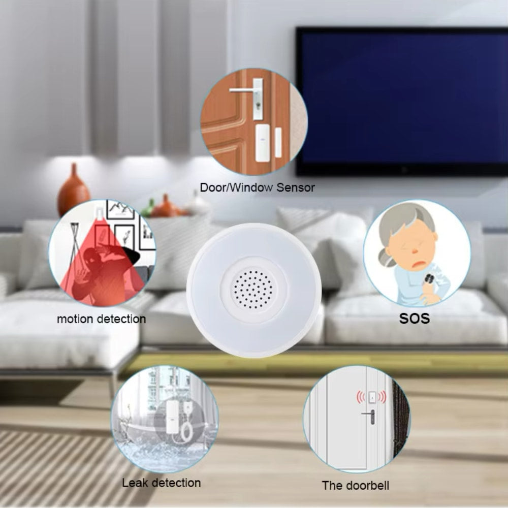 Komplet brezžičnih alarmnih senzorjev za zaščito doma