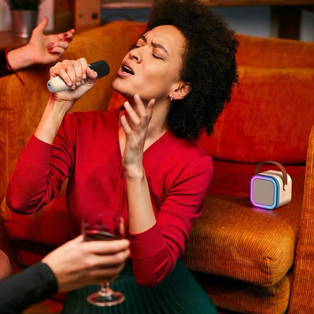 Karaoke set za otroke, zvočnik + 2 x mikrofon