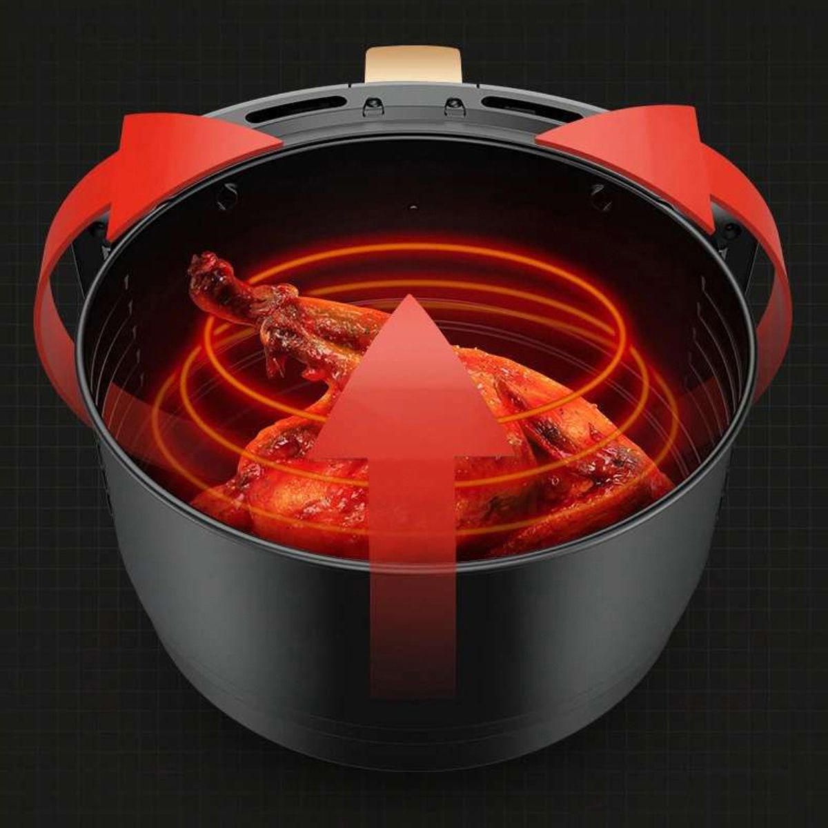 Cvrtnik na vroč zrak s kapaciteto 4,5L