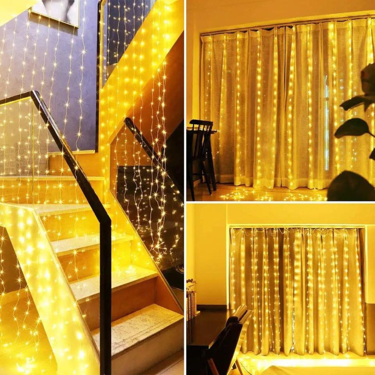 LED Svetlobna zavesa 3x3m