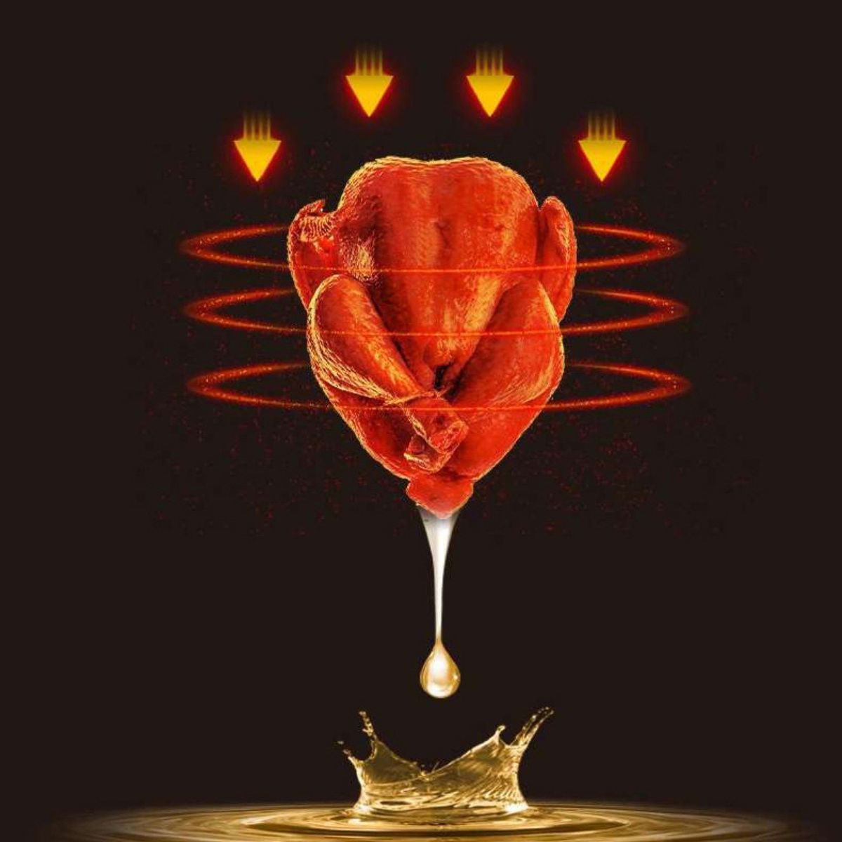 Cvrtnik na vroč zrak s kapaciteto 4,5L