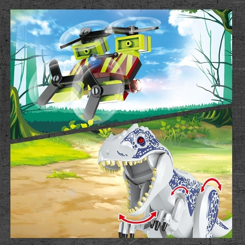 Komplet kock Dinosaur World 528 kosov