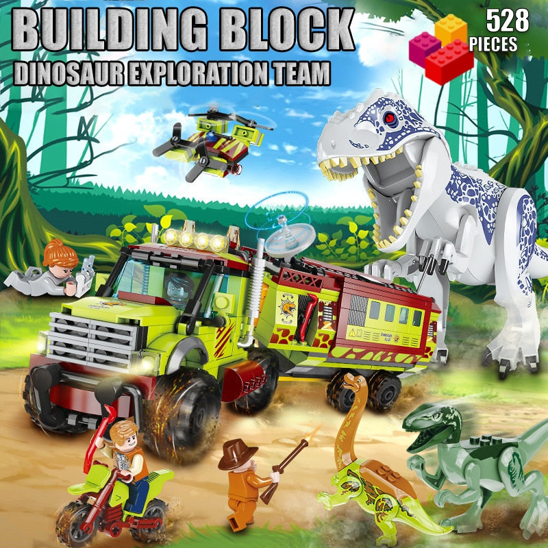 Komplet kock Dinosaur World 528 kosov
