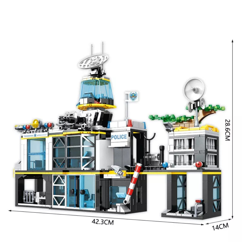 POLICIJSKA ekipa, komplet kock iz 1261 delov