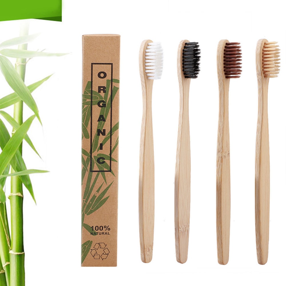 BAMBOO zobna ščetka - Set 4 kosov