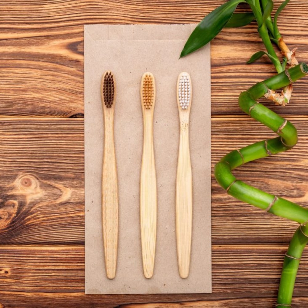 BAMBOO zobna ščetka - Set 4 kosov