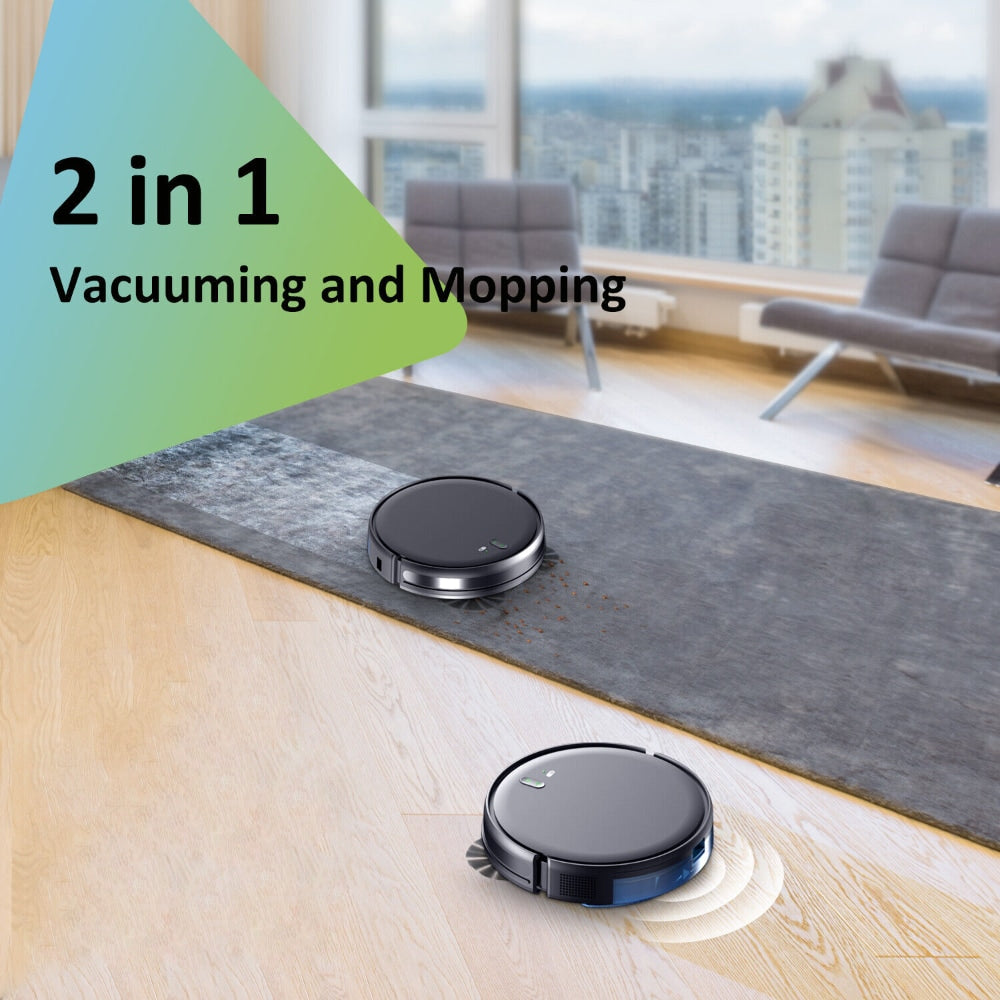 Robotski sesalnik in čistilec tal s polnilno postajo