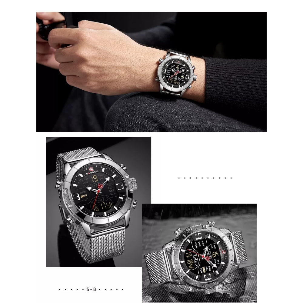 Moška ura MACHTSTEEL