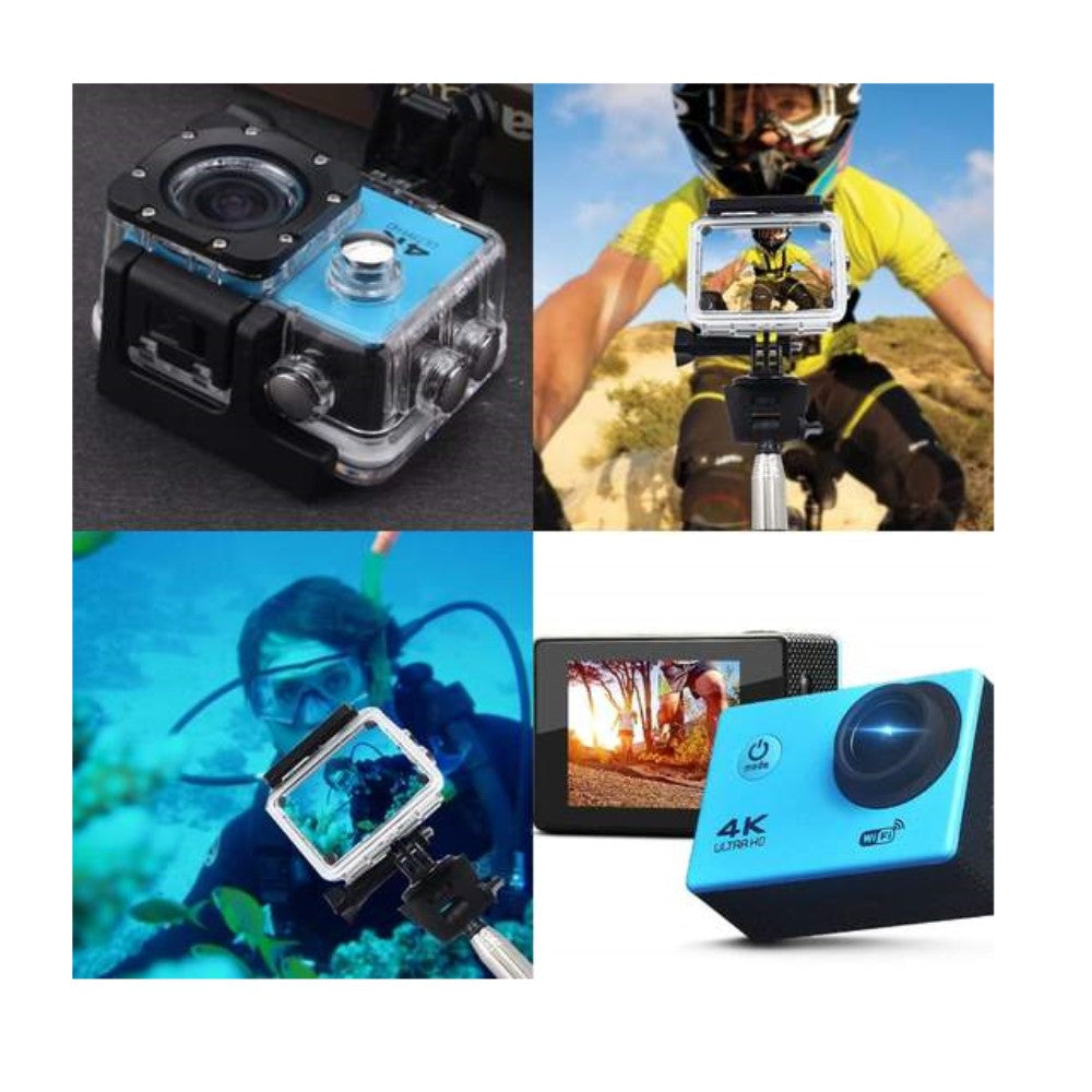 4K Ultra HD Action kamera, vodoodporna, WiFi