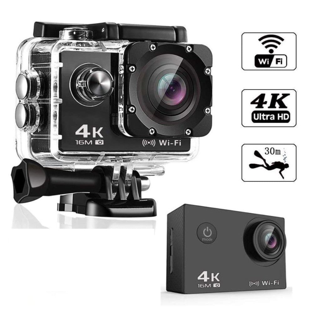 4K Ultra HD Action kamera, vodoodporna, WiFi