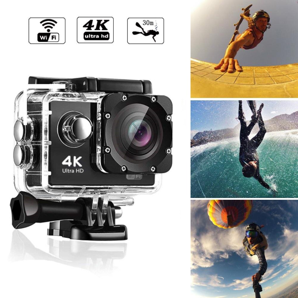 4K Ultra HD Action kamera, vodoodporna, WiFi