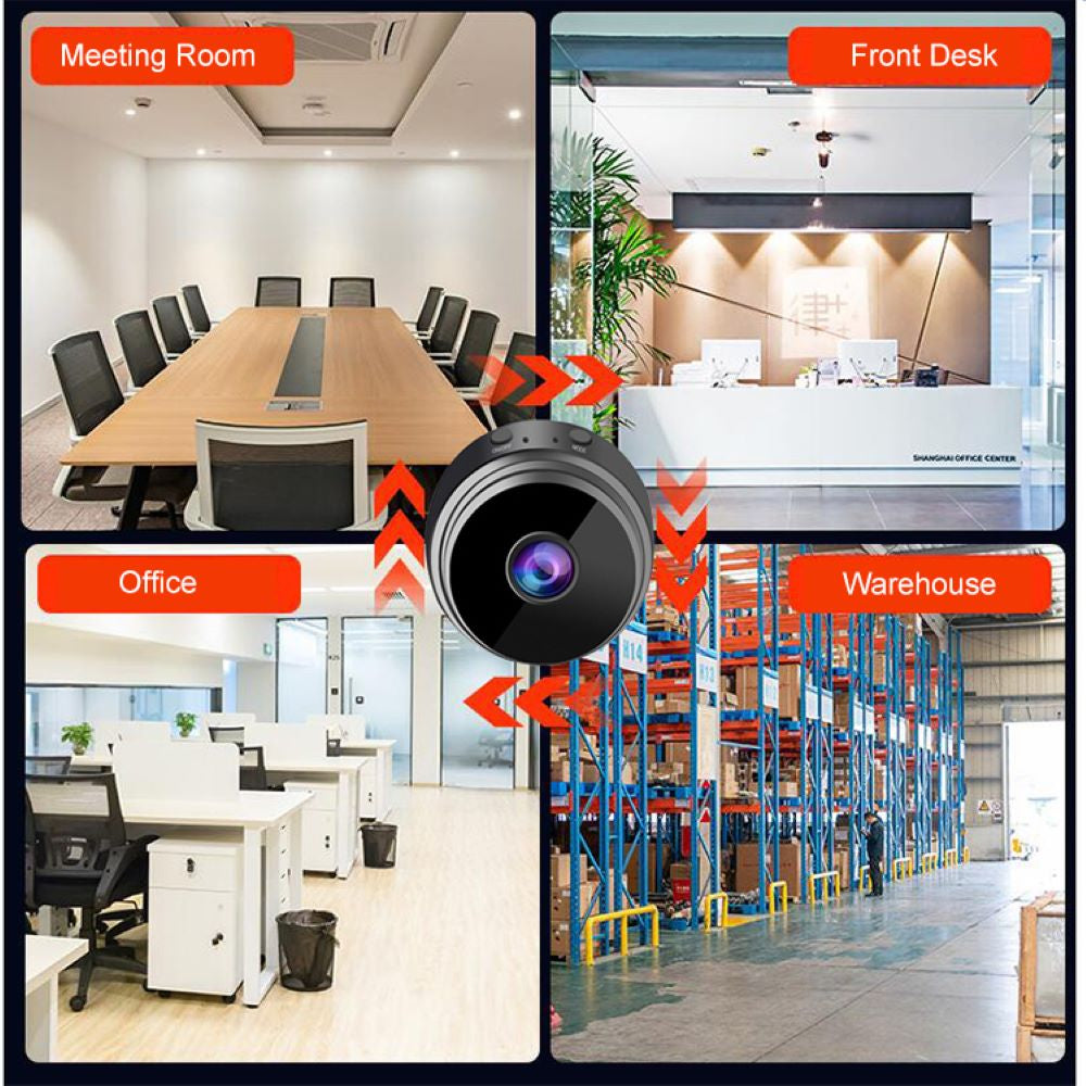 Mini nadzorna kamera, WiFi, nadzor v živo, dnevno in nočno snemanje