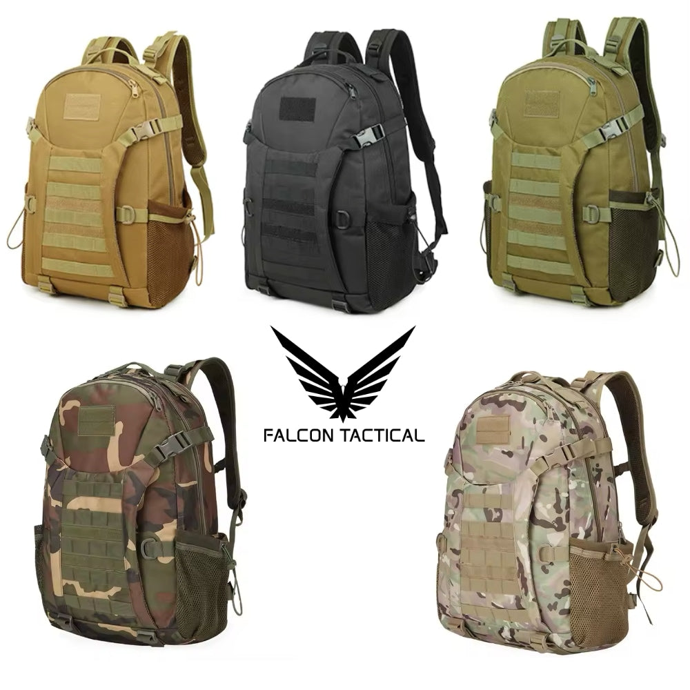 Taktični nahrbtnik Falcon Tactical 45L – Vodoodporen Oxford, MOLLE sistem, outdoor/military