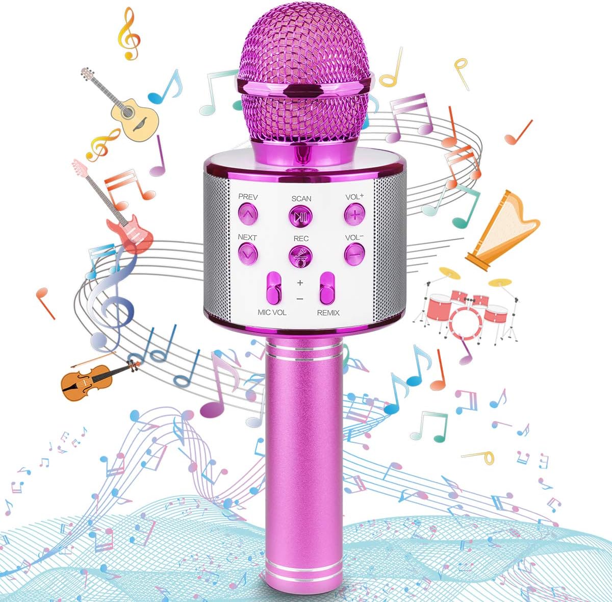 Bluetooth karaoke mikrofon