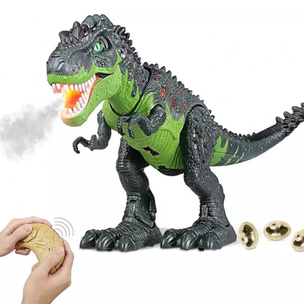 Robot dinozaver, ki bruha ogenj