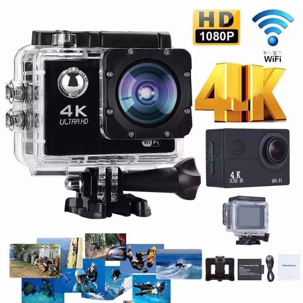 4K Ultra HD Action kamera, vodoodporna, WiFi